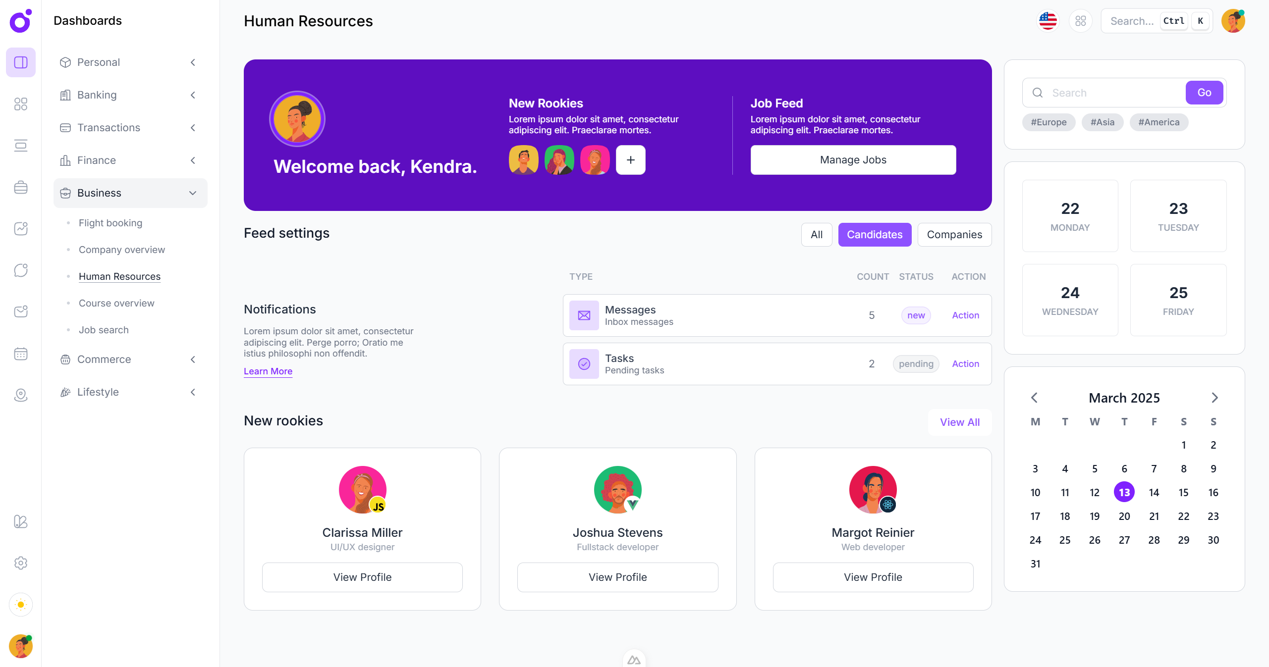 Tairo - HR dashboard