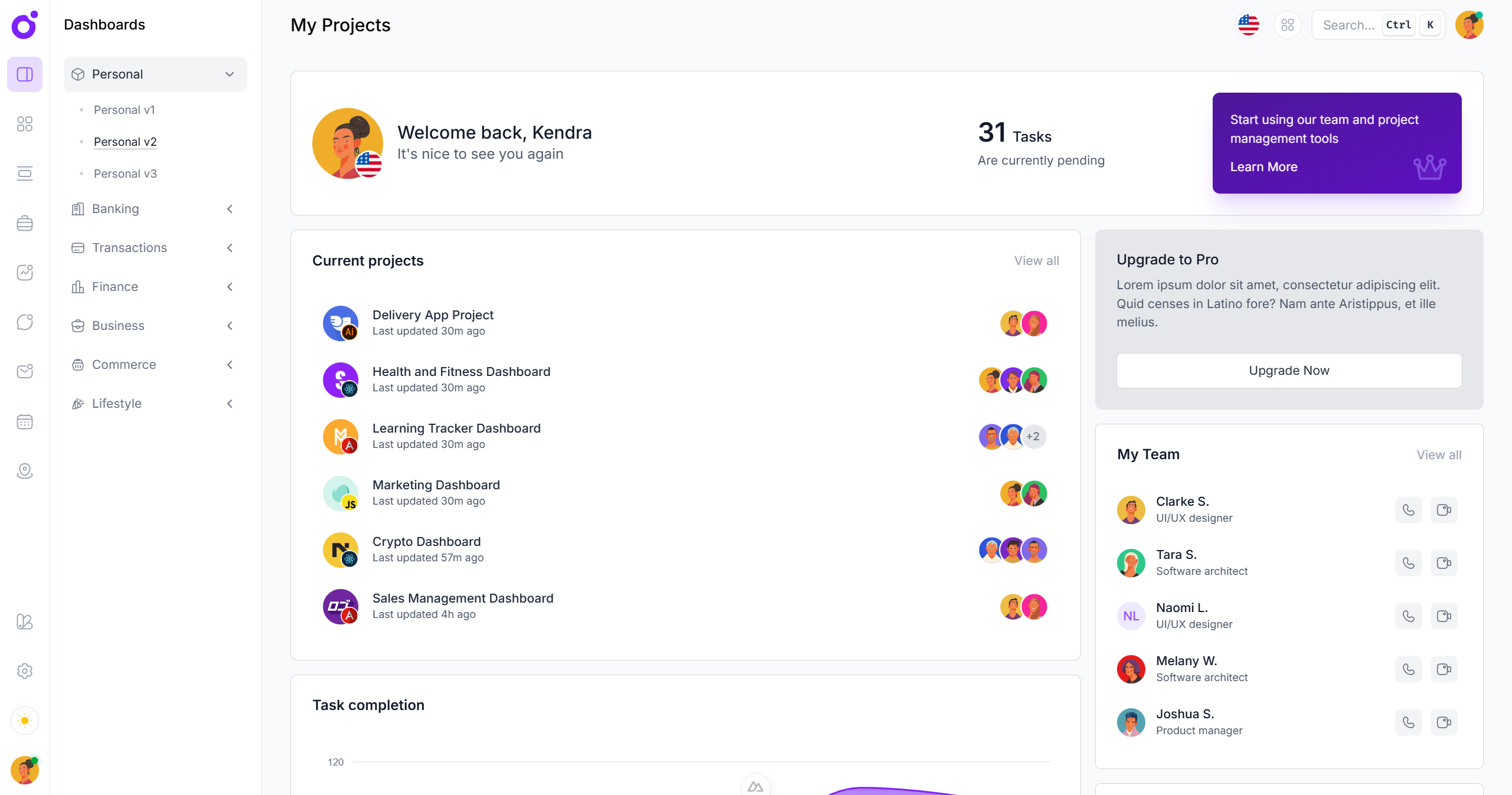 Tairo - Personal dashboard v2