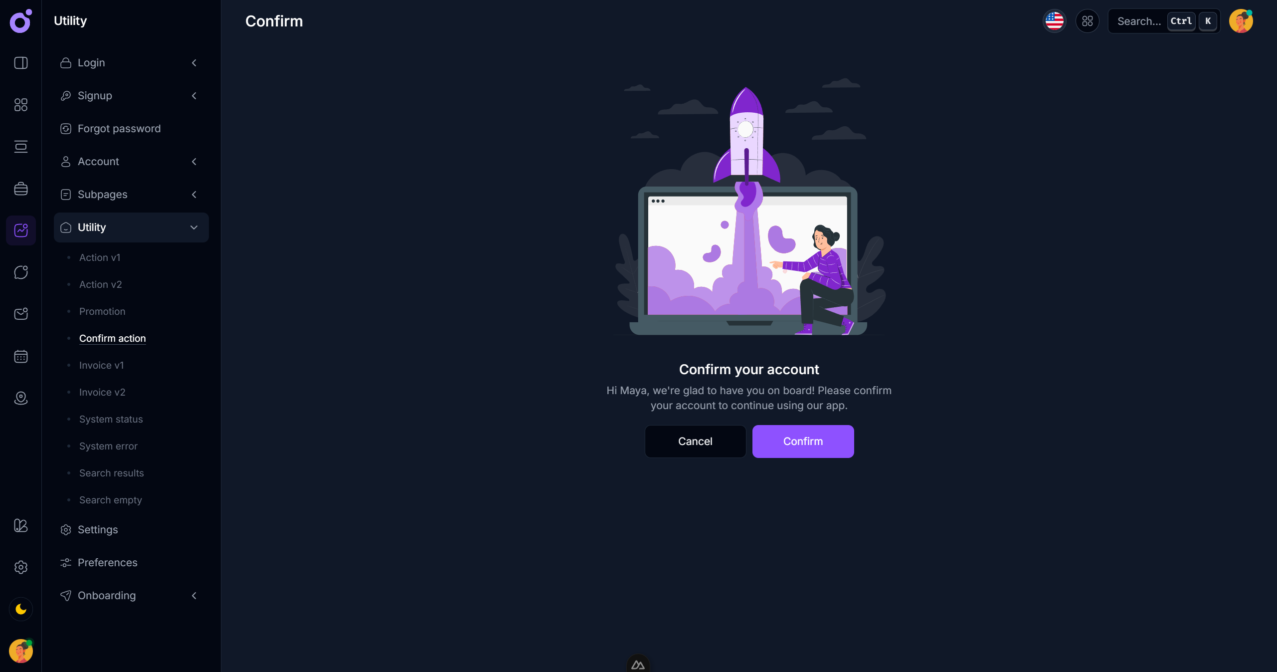 Tairo - Confirm Account